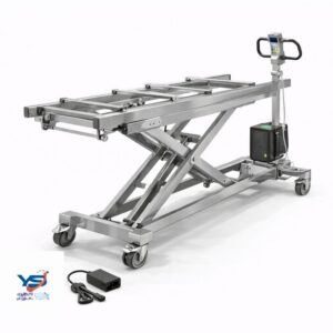 Paslanmaz Cenaze Kaldırma Arabası | Şarjlı Elektrikli 250 Kg